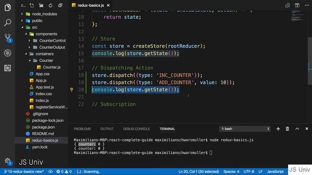 Redux for Beginners easy way - Part - 6 - Why need to Dispatch the actions? The best approach. смотреть онлайн