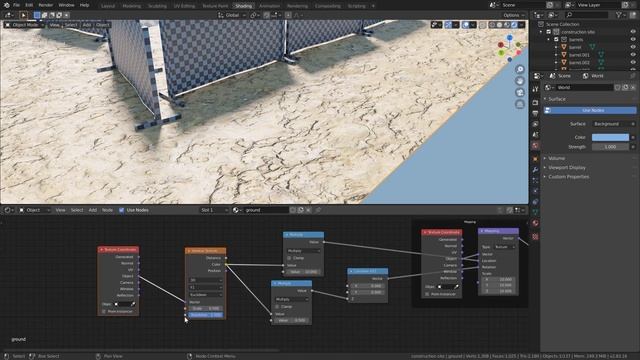 Разбиение повторяющихся текстур в Blender смотреть онлайн