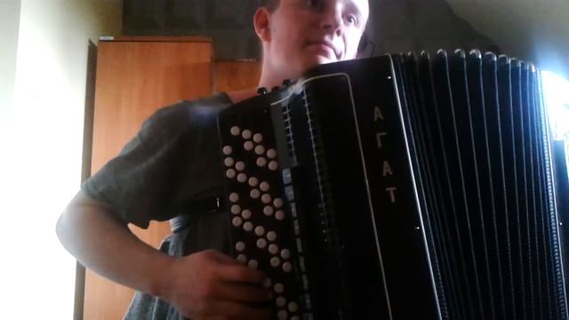 Johan Sebastian Bach - Fuga G-moll BWV 535 Akordeon Bajan Agat/баян агат