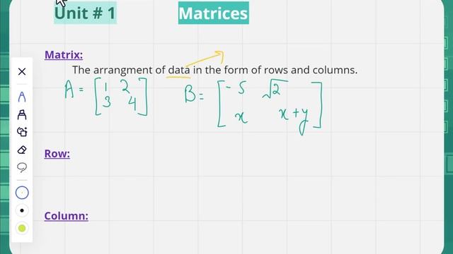 How to Define a Matrix? | Easy Guideline | Class 9 Maths | KPK Textbook Board Peshawar смотреть онлайн