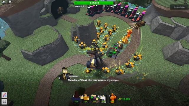 Golden Pistols in Fallen Mode Roblox Tower Defense Simulator смотреть онлайн