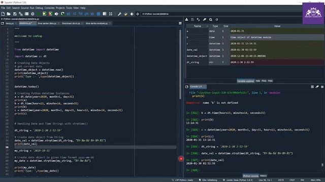 Time Series | Datetime Module | Coding | Business Analytics With Python Tutorials | Henry Harvin смотреть онлайн