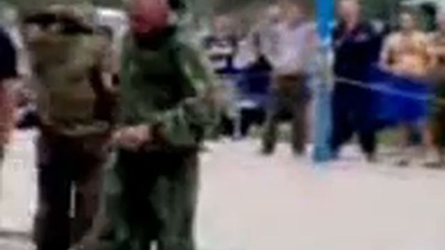 Сдача на оливковый берет (Гимнастика-кузнечик)