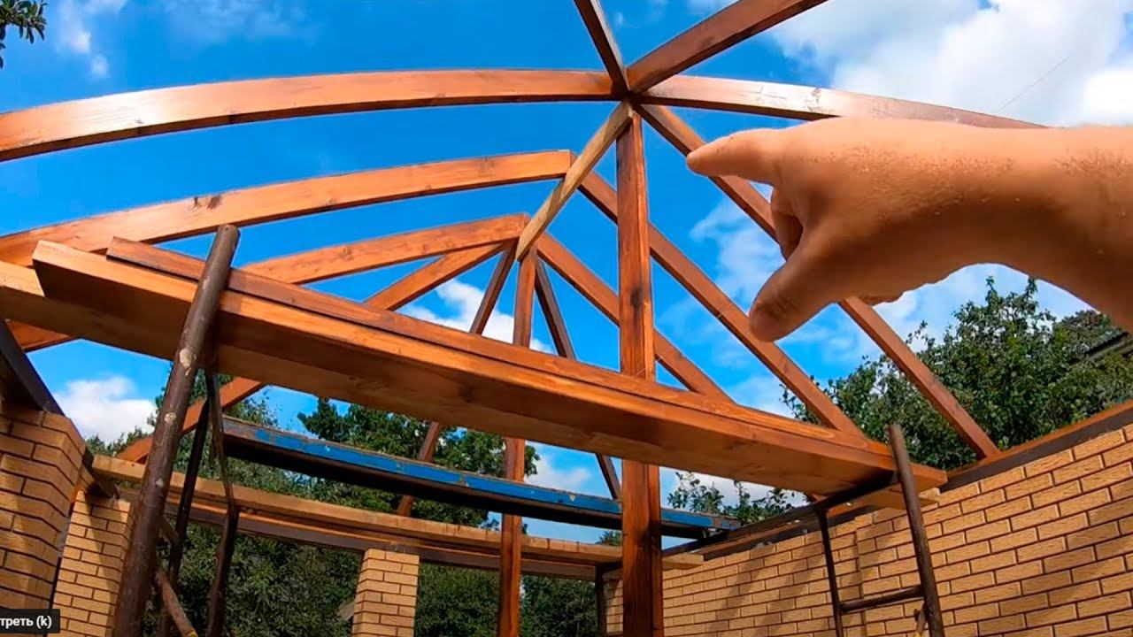 СТРОИМ ВАЛЬМОВУЮ КРЫШУ. КАК РАССЧИТАТЬ ДЛИНУ ЦЕНТРАЛЬНОГО КОНЬКА смотреть онлайн
