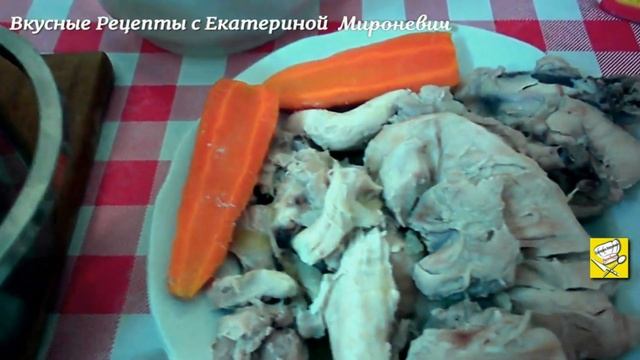 Заливное из курицы Простой и доступный рецепт Блюдо на праздник Екатерина Мироневич Вкусные Рецепты смотреть онлайн