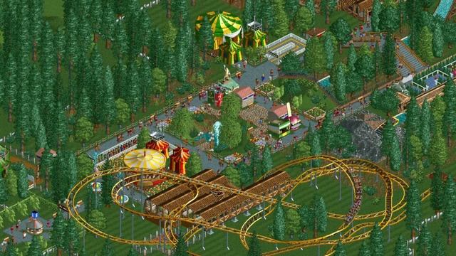 12 Tips for Improving the Look of Your Parks in RollerCoaster Tycoon 1 / 2 / Classic смотреть онлайн