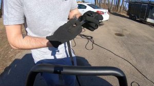 Ремонтируем лебёдку - место крепления троса к барабану.