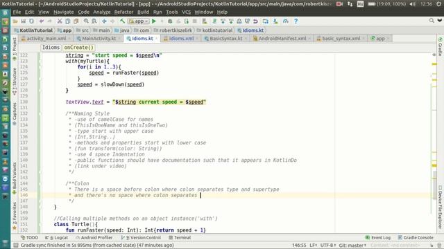 Android Kotlin Tutorial #026 - Coding Convention - Colon смотреть онлайн