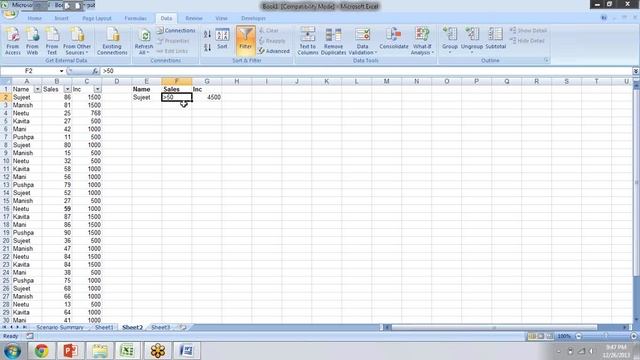 Microsoft Excel Training What If Database and Array Formula смотреть онлайн