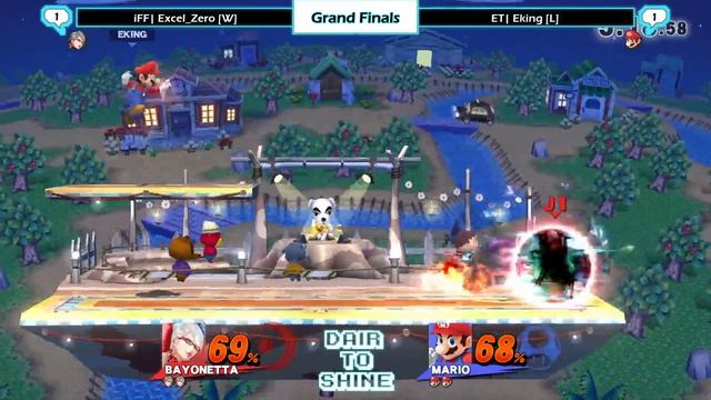 D2S2 - Smash4 Grand Finals - iFF| Excel Zero (Bayo) V ET| Eking (Fox/Mario) смотреть онлайн