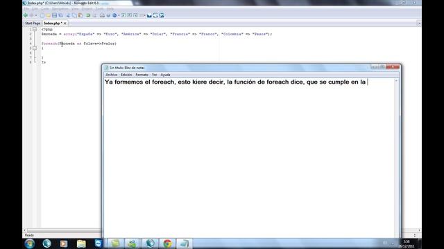 Recorrer un Array Con Bucle Foreach (PHP) смотреть онлайн