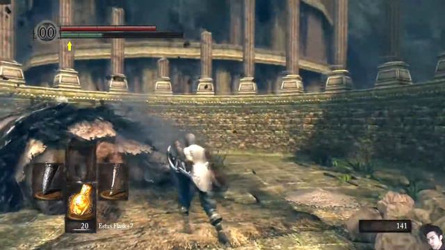 Dark Souls 1 NPC Fight (NG+) Hawkeye Gough смотреть онлайн