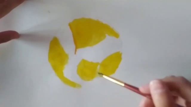 Рисую волейбольный мяч гуашью ! смотреть онлайн