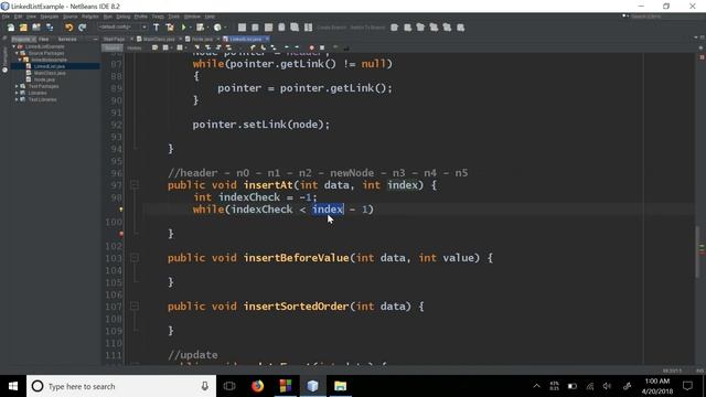 Linked List Bangla Tutorial 14 - Insert Item in LinkedList JAVA Code смотреть онлайн