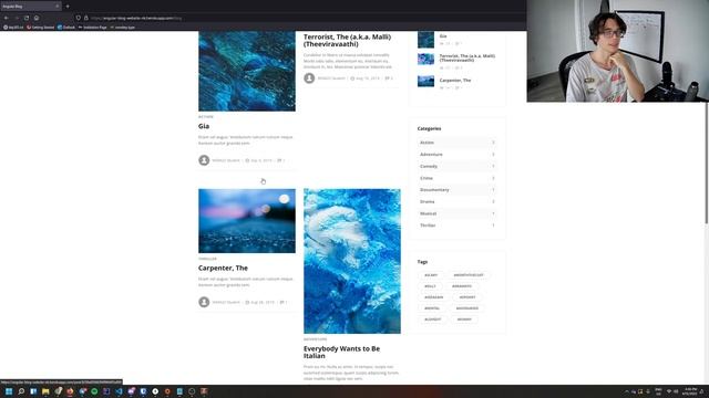 Angular website (utilizing web api and using MongoDB cloud database) смотреть онлайн