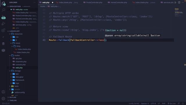 How to Use Fallback Routes | Full Laravel 9 Course | Laravel For Beginners | Learn Laravel смотреть онлайн