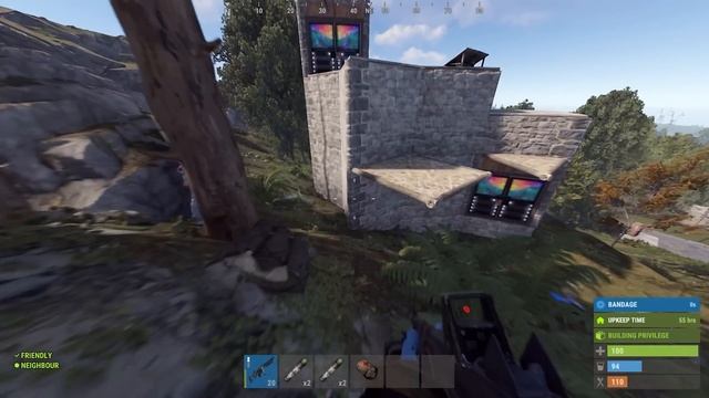 НОВАЯ ЛОВУШКА! ЖИВУ у КЛАНА в СТЕНЕ в РАСТ/RUST смотреть онлайн