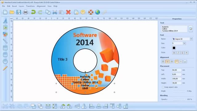 Как создать этикетку для cd-диска смотреть онлайн
