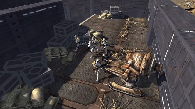 WOLFFE Opens the CLONE SUPER FORTRESS Gates! - Men of War: Star Wars Mod Battle Simulator смотреть онлайн