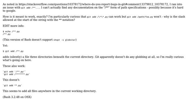 Software Engineering: How should "git add /\*\*" work? смотреть онлайн