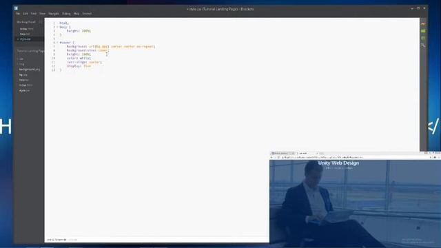 Responsive Design Using Bootstrap: Coding The Cover Page смотреть онлайн