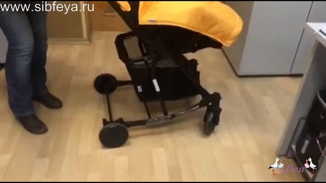 Коляска детская INDIGO Triniti с эффектом качания смотреть онлайн