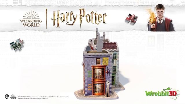 360° View | Harry Potter - Diagon Alley | Wrebbit3D Puzzle смотреть онлайн