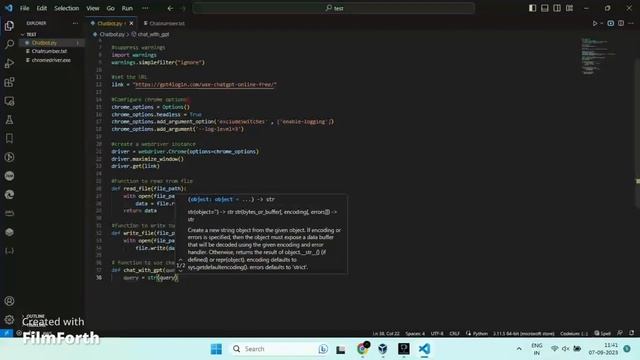Build Your Own Chatbot In Python Without OPENAI API