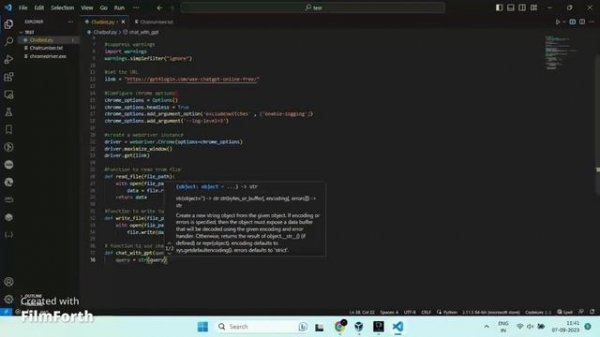 Build Your Own Chatbot in Python Without OPENAI API