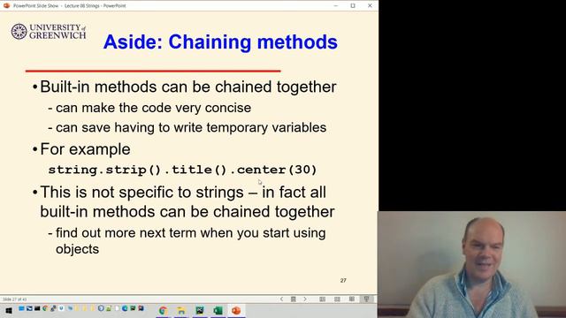 Python 08-7: Strings - Search смотреть онлайн