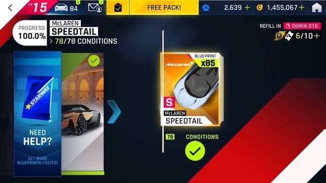 STARWAY! Asphalt 9 unlocking McLaren Speedtail смотреть онлайн