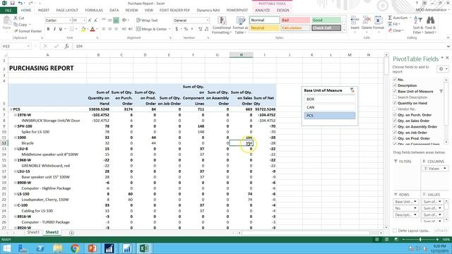 Dynamics NAV Excel Reports | Sabre Virtual Demo 6 смотреть онлайн