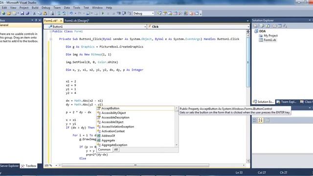 Midpoint Line Algorithm смотреть онлайн