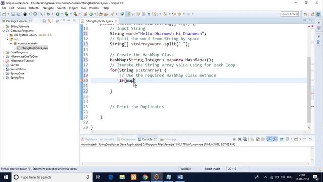 Find duplicate word in string with occurrence in Java смотреть онлайн