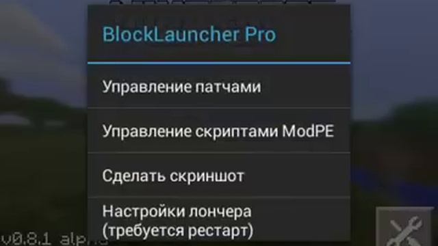 Block Launcher pro 1.6.7 - установка: модов и т.д. смотреть онлайн