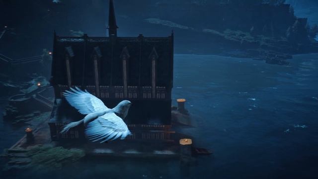 Hogwarts Legacy - Highwing (Hippogriff) | Night Flight | Music & Ambiance | Study, Sleep, Relax смотреть онлайн