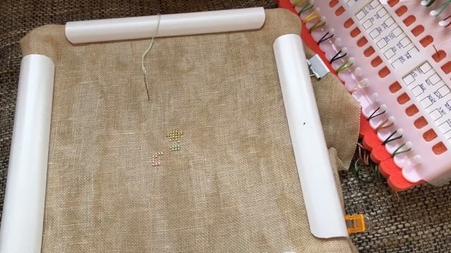 Вышивальная неделя 17.05-24.05 Три веселых старта. Показываю запасы равномерки смотреть онлайн