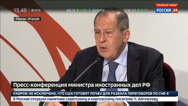 Лавров про провокацию в Керченском проливе и ситуацию на Украине! смотреть онлайн