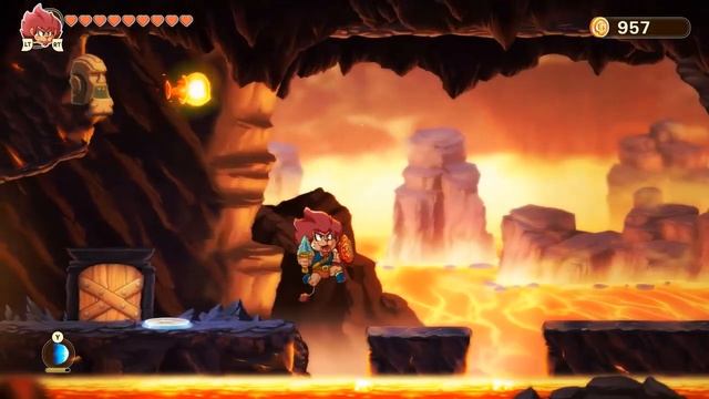 ПРОКЛЯТЫЙ ВУЛКАН ЧАСТЬ 1 Monster Boy and the Cursed Kingdom #8 смотреть онлайн