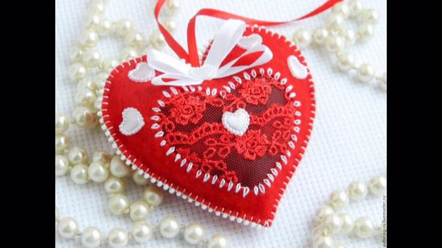 Валентинки из фетра смотреть онлайн