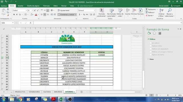 VIDEO TUTORIAL - Taller : Creación de gráficos en excel 2016 смотреть онлайн