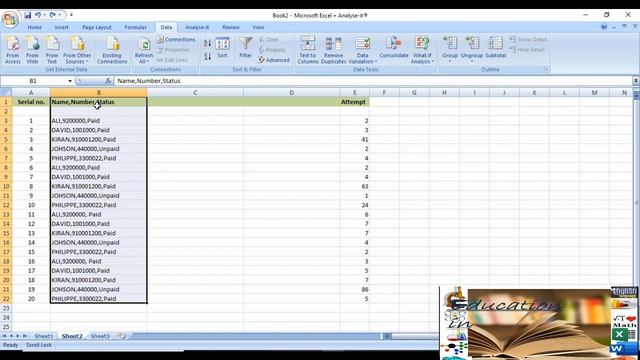 Excel split 1 cell into 2 cells смотреть онлайн