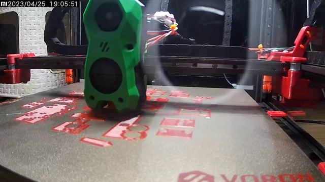 Voron 2.4 + Stealthburner 3D printing PETG at normal speeds. смотреть онлайн