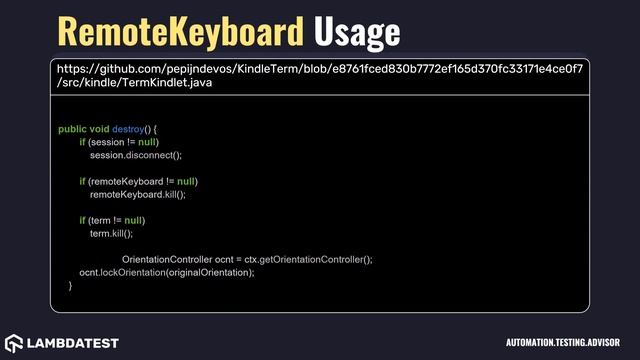 org openqa selenium remote RemoteKeyboard with examples смотреть онлайн