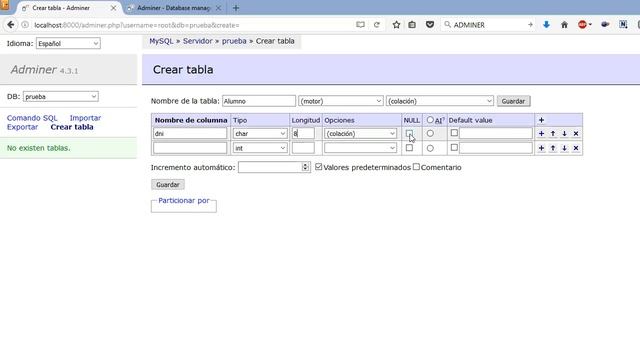 Preparando el entorno XAMPP para usar MySQL con Adminer смотреть онлайн