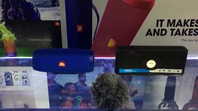 Jbl charge3 VS TDK TREK max (a34) comparison смотреть онлайн