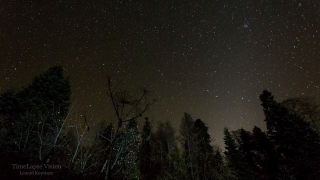 Ночная Адыгея Таймлапс со звездным небом Night Of Adygea Timelapse Star