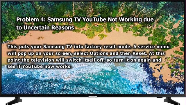 How to fix YouTube Not Working on Samsung Smart TV || Youtube Stopped Working on Samsung TV смотреть онлайн