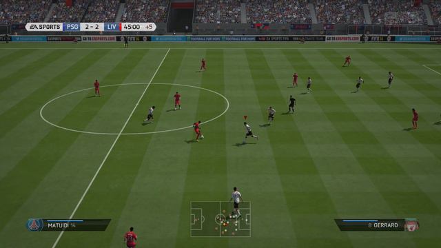 (PS4) Fifa 14 Online Gameplay PSG vs Liverpool HD смотреть онлайн