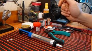 Необходимый инструмент для пайки, монтажа  и демонтажа радиодеталей